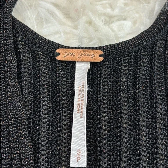 Free People Seascape Vest in Black Combo - Picture 9 of 11